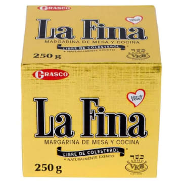 MARGARINA LA FINA BARRA 250 GRS x 8 UNDS