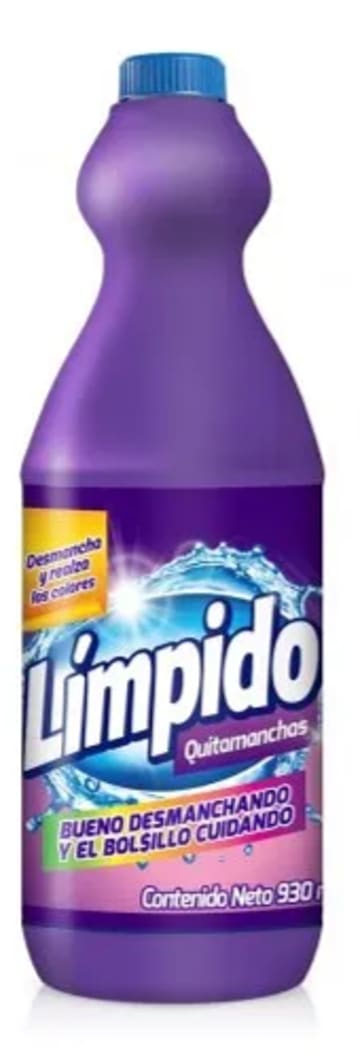 DESMANCHADOR LIMPIDO ROPA COLOR 930 ML x 12