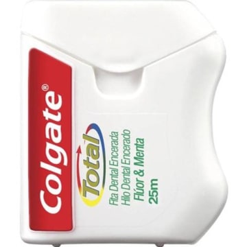 SEDA DENTAL COLGATE TOTAL FLUOR Y MENTA 25 MTS