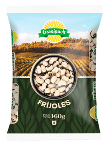 FRIJOL BLANCO CABEZA NEGRA GRANIPACK 500 GRS x 25