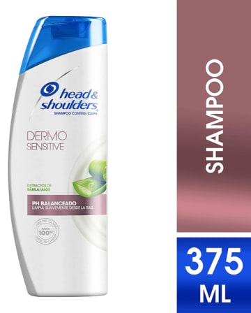 CHAMPU H&S DERMO SENSITIVE CON ALOE 375 ML x 12