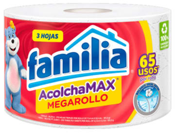 PAPEL FAMILIA ACOLCHAMAX MEGA x 1 ROLLO x 48