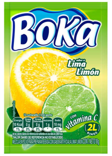 REFRESCO BOKA 2 LTS LIMA LIMON 12 SOBRES x 24 DPL