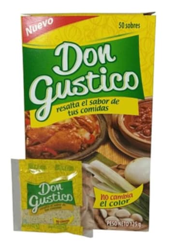 DON GUSTICO 2.5 GRS x 50 SOBRES (125 GRS)