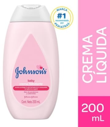 CREMA JOHNSON BABY ORIGINAL HIDRATANTE ROSA 200 ML