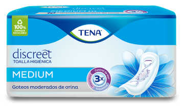 TENA MUJER MEDIUM DISCREET 10 UND