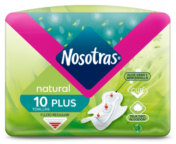 TOALLA NOSOTRAS PLUS CANALGEL 10 UND