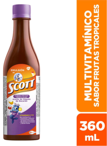 EMULSION SCOTT FRUTAS TROPICALES 360 ML x 24