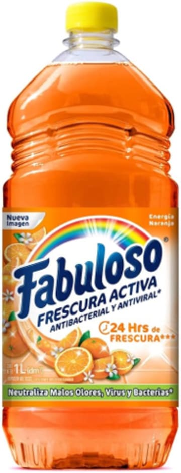 LIMPIADOR FABULOSO ENERGIA NARANJA FRASCO 500 CC x 24