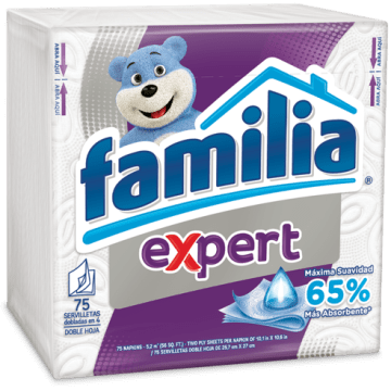 SERVILLETA FAMILIA ACOLCHAMAX EXPERT 75 UNDS x 24