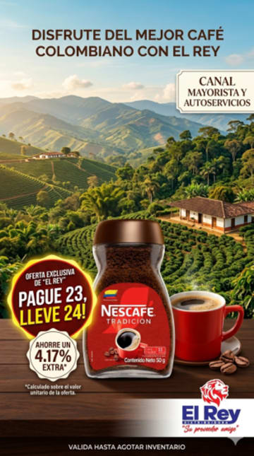 CAFE NESCAFE FRASCO 50 GRAMOS (PAGUE 23 LLEVE 24)