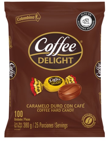 CONFITE COFFEE DELIGHT DURO 100 UND x 18