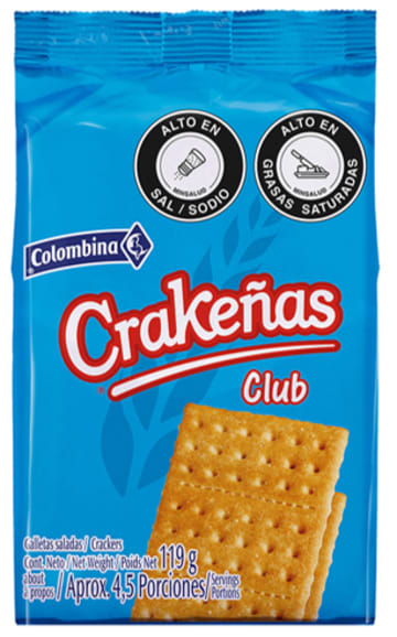 GALLETA CRAKEÑAS CLUB TRADICIONAL PI 10 UNIDADES x 24