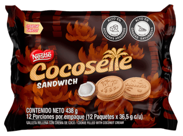 GALLETA COCOSETTE SANDWICH 438 GRS (4) 12 UNDS x 24