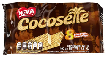 GALLETA COCOSETTE MAXI WAFFER 8 UND (368 GRS) x 12