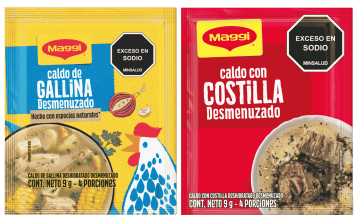 CALDO MAGGI GALLINA DESMENUZADO 36 + DESM COSTILLA 12 x 30