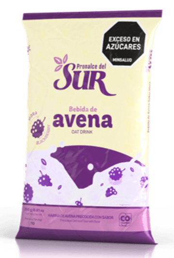 AVENA DEL SUR BOLSA SABOR MORA 200 GRS