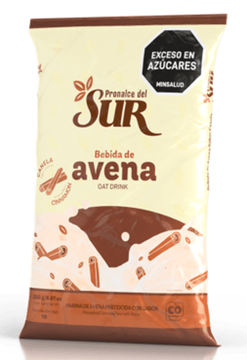 AVENA DEL SUR BOLSA SABOR CANELA 200 GRS x 48