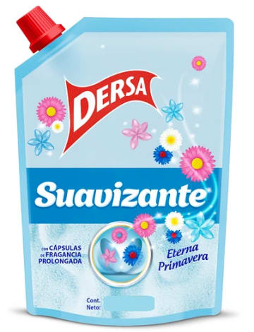 SUAVIZANTE DERSA ETERNA PRIMAVERA DOYPACK 1500 ML x 6