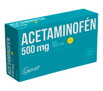 ACETAMINOFEN LAPROFF 500 MG x 100 TABLETAS (BAG)