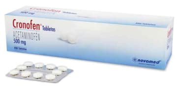 ACETAMINOFEN CRONOFEN 500 MG x 400 TABLETAS (DISPLAY)