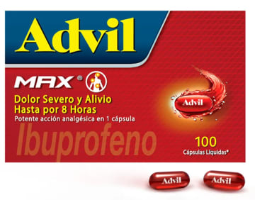 ADVIL MAX x 100 CAPSULAS (PLEGADIZA)