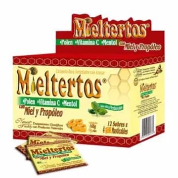 MIELTERTOS PASTILLAS MENTOLADAS x 12 SOBRES (PLEGADIZA)
