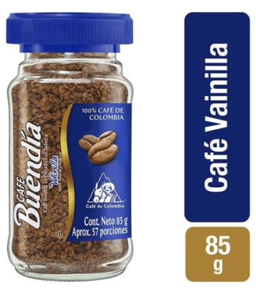 CAFE BUEN DIA LIOFILIZADO VAINILLA FRASCO 85 GRS x 12
