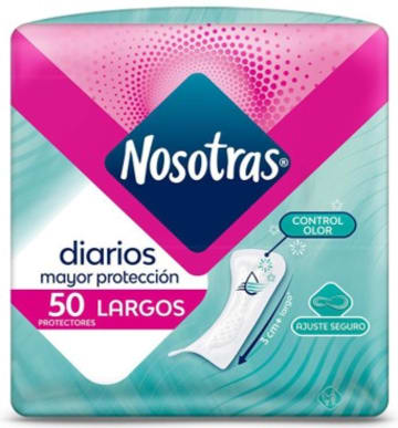 PROTECTOR NOSOTRAS LARGOS 50 UNDS