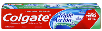 CREMA DENTAL COLGATE TRIPLE ACCION 60 CC x 144