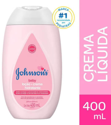 CREMA JOHNSON BABY ORIGINAL HIDRATANTE ROSA 400 ML x 12