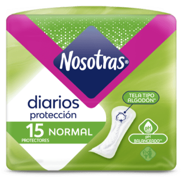 PROTECTOR NOSOTRAS REGULAR 15 UND x 36