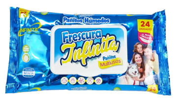 PAÑITOS HUMEDOS INFINITA FRESCURA TAPITA 24 UNDS