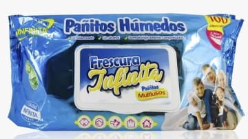 PAÑITOS HUMEDOS INFINITA FRESCURA TAPITA 100 UNDS x 18