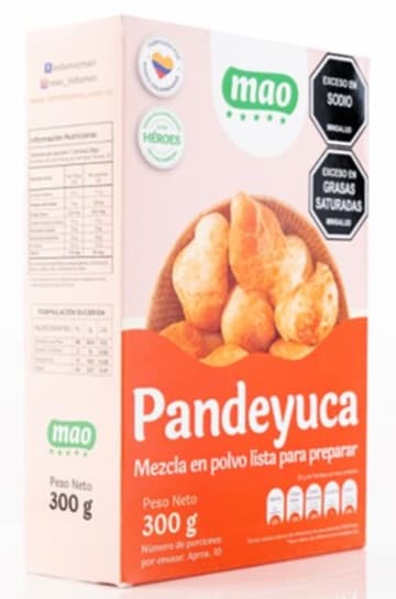PAN DE YUCA MAO PLEGADIZA 300 GRS x 20 UNDS