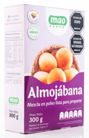 ALMOJABANA MAO PLEGADIZA 300 GRS x 20 UNDS