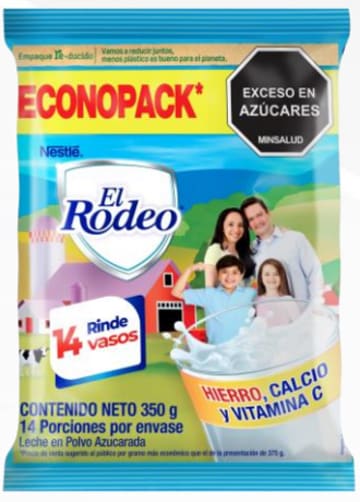 LECHE EL RODEO AZC BOLSA ECONOPACK 350 GRS