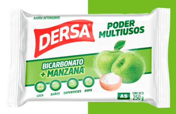 JABON DERSA AS BARRA DETERGENTE BICARB MANZANA 250 GRS x 25