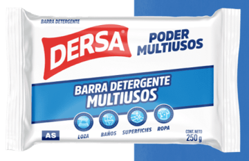 JABON DERSA AS BARRA DETERGENTE ORIGINAL 250 GRS x 25 UND