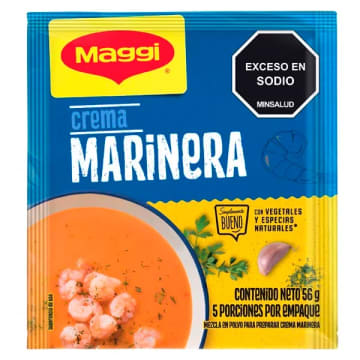 CREMA GOURMET MAGGI MARINERA 56 GRS x 24 SOBRES