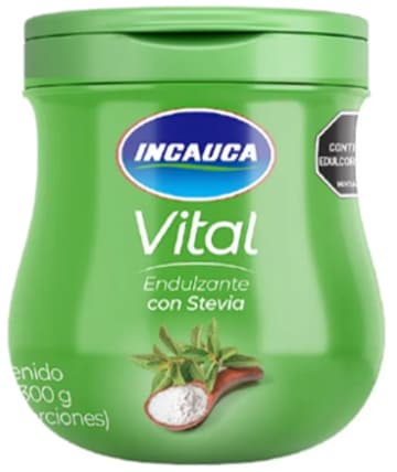 ENDULZANTE INCAUCA STEVIA AZUCARERA 300 GRS x 12 UNDS