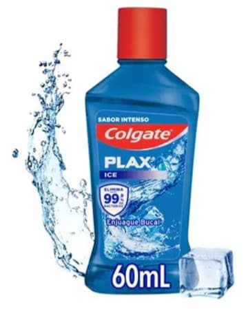 ENJUAGUE BUCAL COLGATE PLAX ICE INFINITY 60 ML