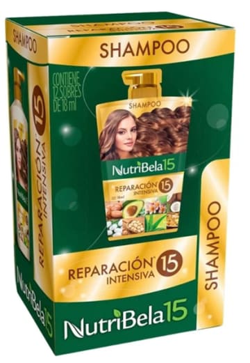 CHAMPU NUTRIBELA REPARACION 18 ML x 12 SOBRES x 24 DISP