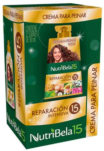 CREMA PARA PEINAR NUTRIBELA REPARACION 18 ML x 12 SOBRES