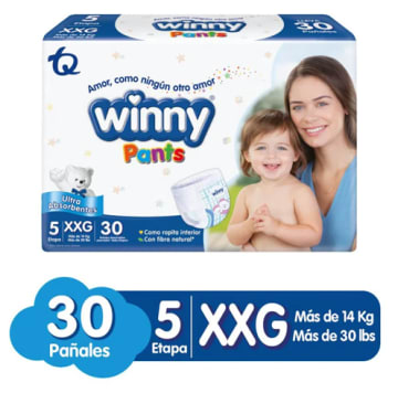 PAÑAL WINNY PANTS AZUL E5 30 UNDS x 8