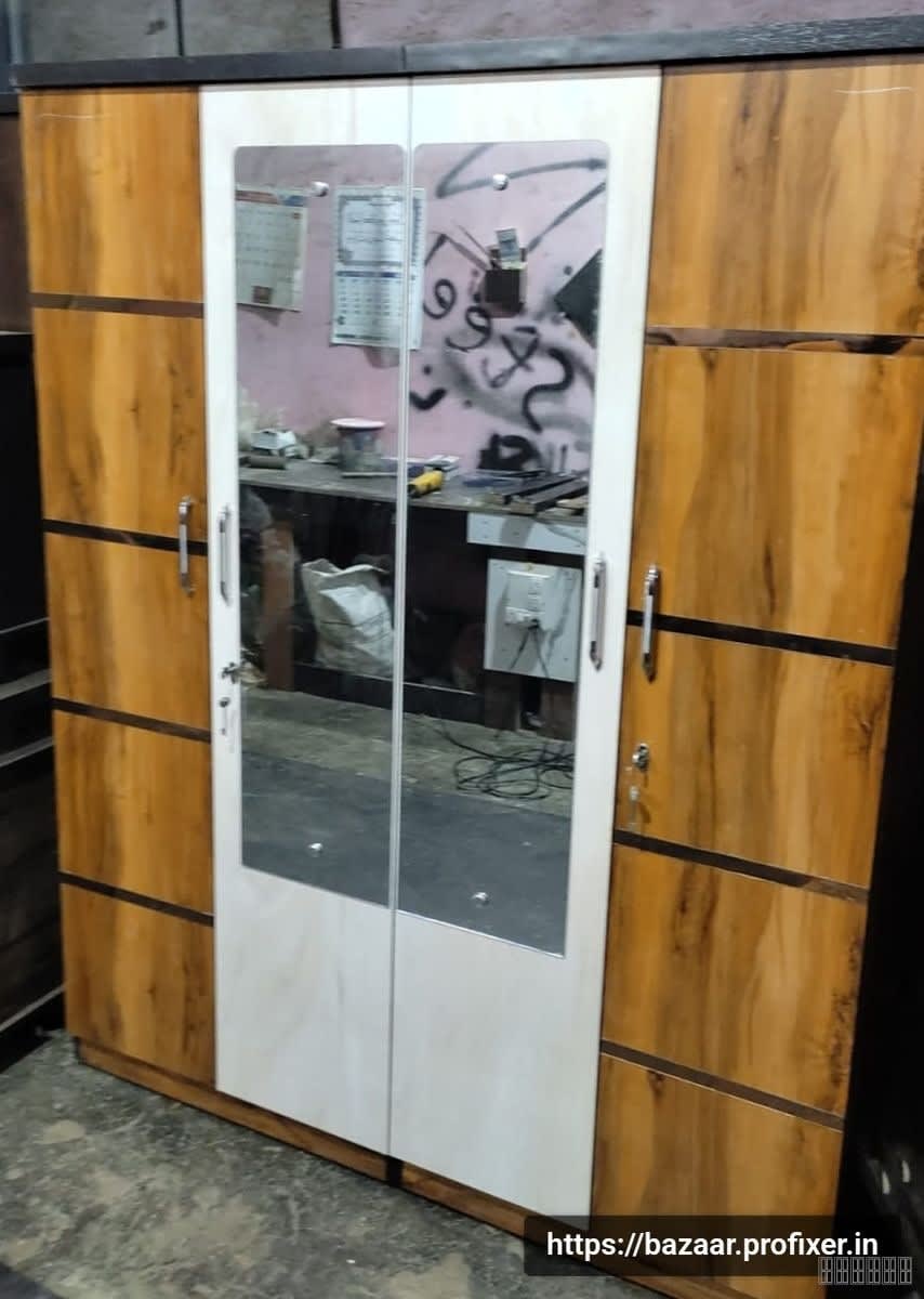 5 Ft 4-Door Wardrobe for Sale