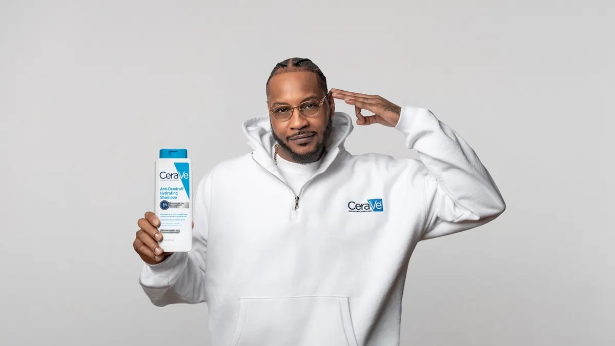 CeraVe usa a Carmelo Anthony y la cultura NBA para vender skincare en clave social-first