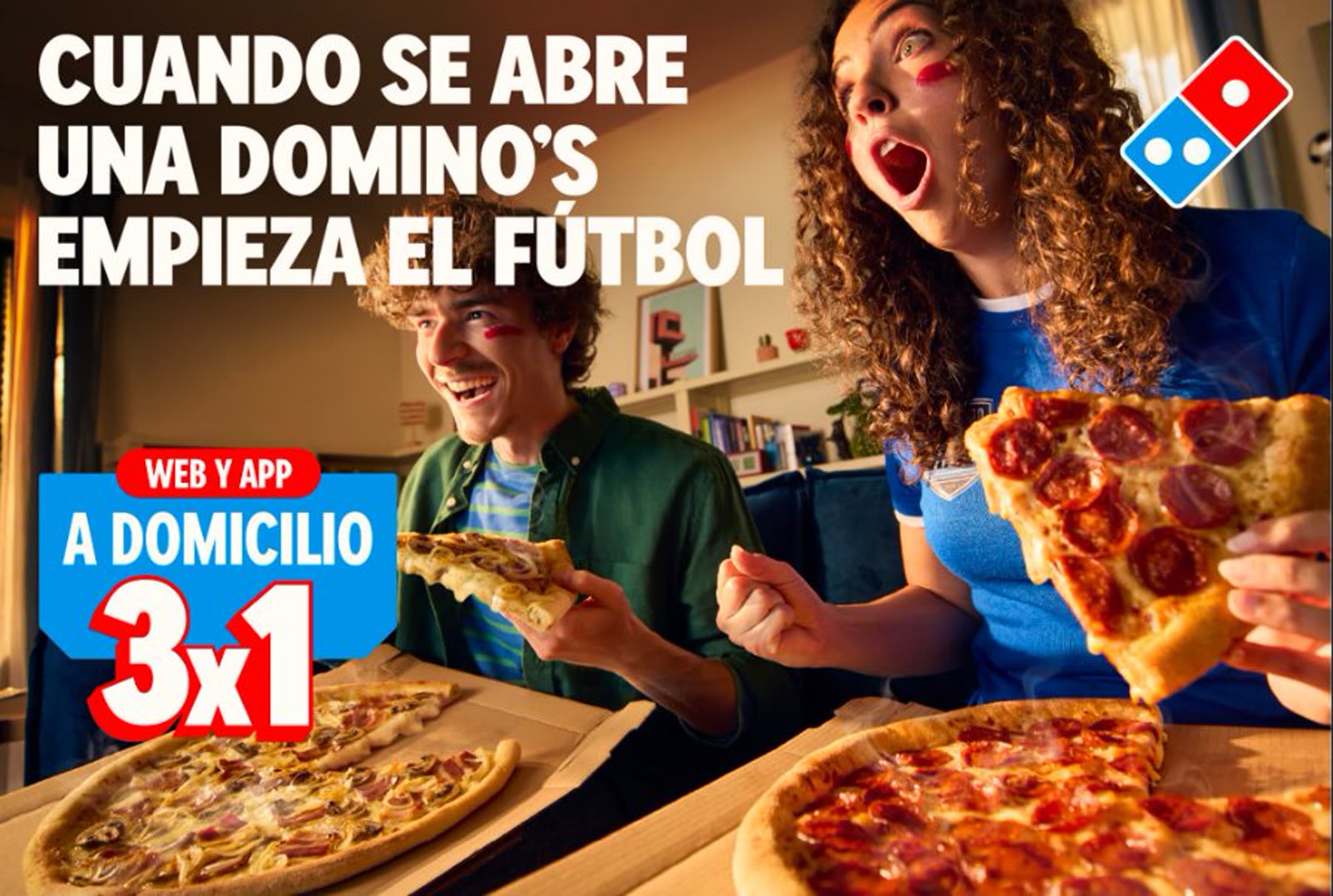 Domino’s presenta “Cuando se abre una Domino’s empieza el fútbol”