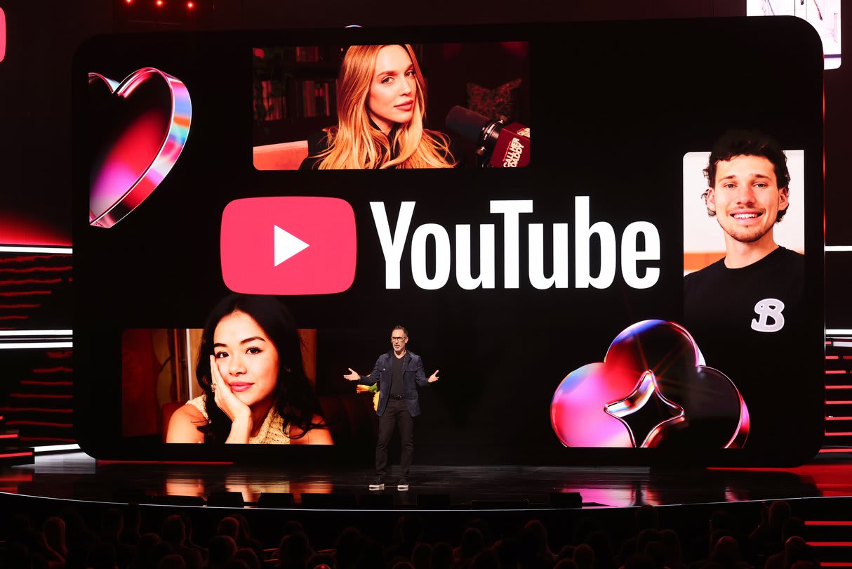 Presentación de Sean Downey durante YouTube Brandcast 2026