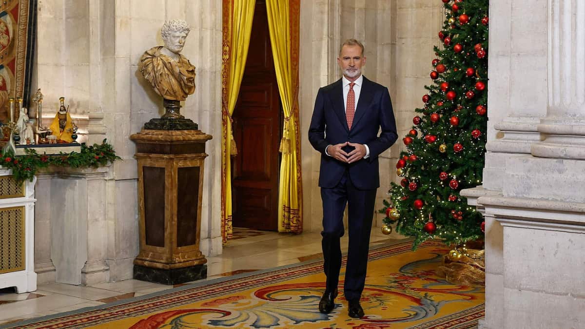 Mensaje navideño de S.M. el Rey Felipe VI en 2025 registra 5,9 millones de espectadores y 65,7% de share